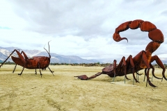 Anza-borrego state park rusty metal art