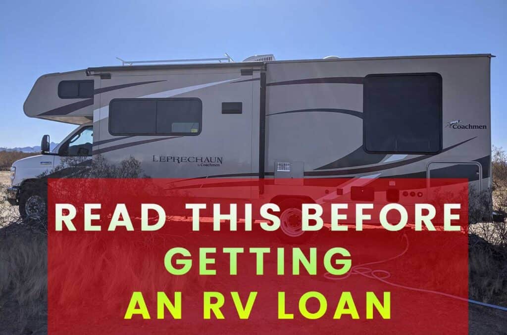 Getting an RV loan