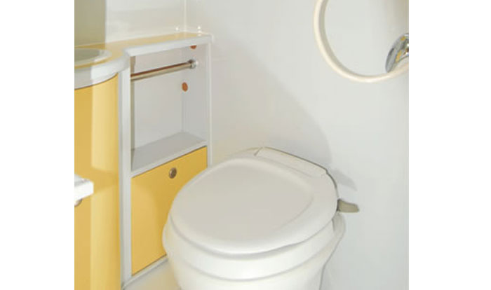 iCamp Trailer toilet