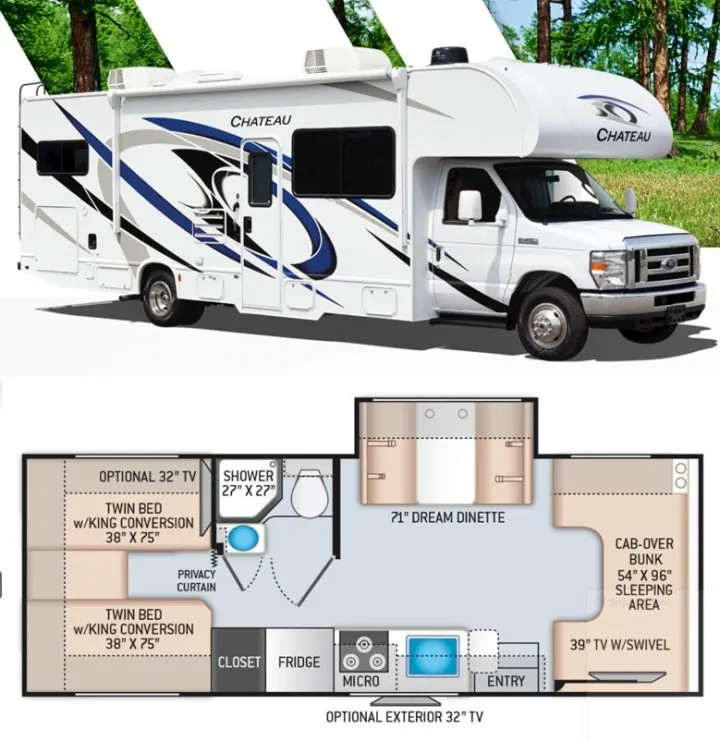 Small RVs With The Twin Beds 2024