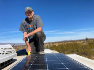 Installing solar on RV roof